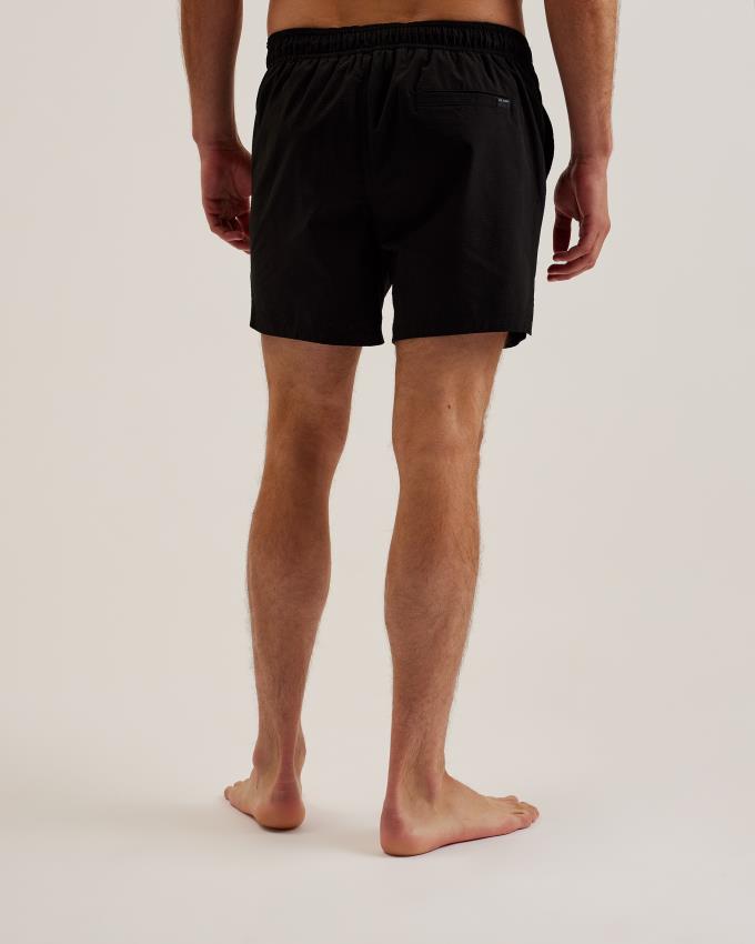 Short Ted Baker Plain Textured Swim Noir Homme | YTE-72195485